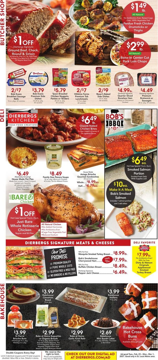 Dierbergs Ad from 02/23/2021