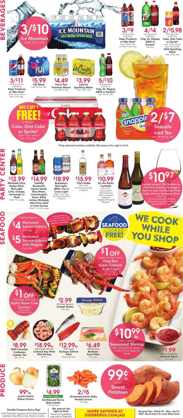 Dierbergs Ad from 03/30/2021