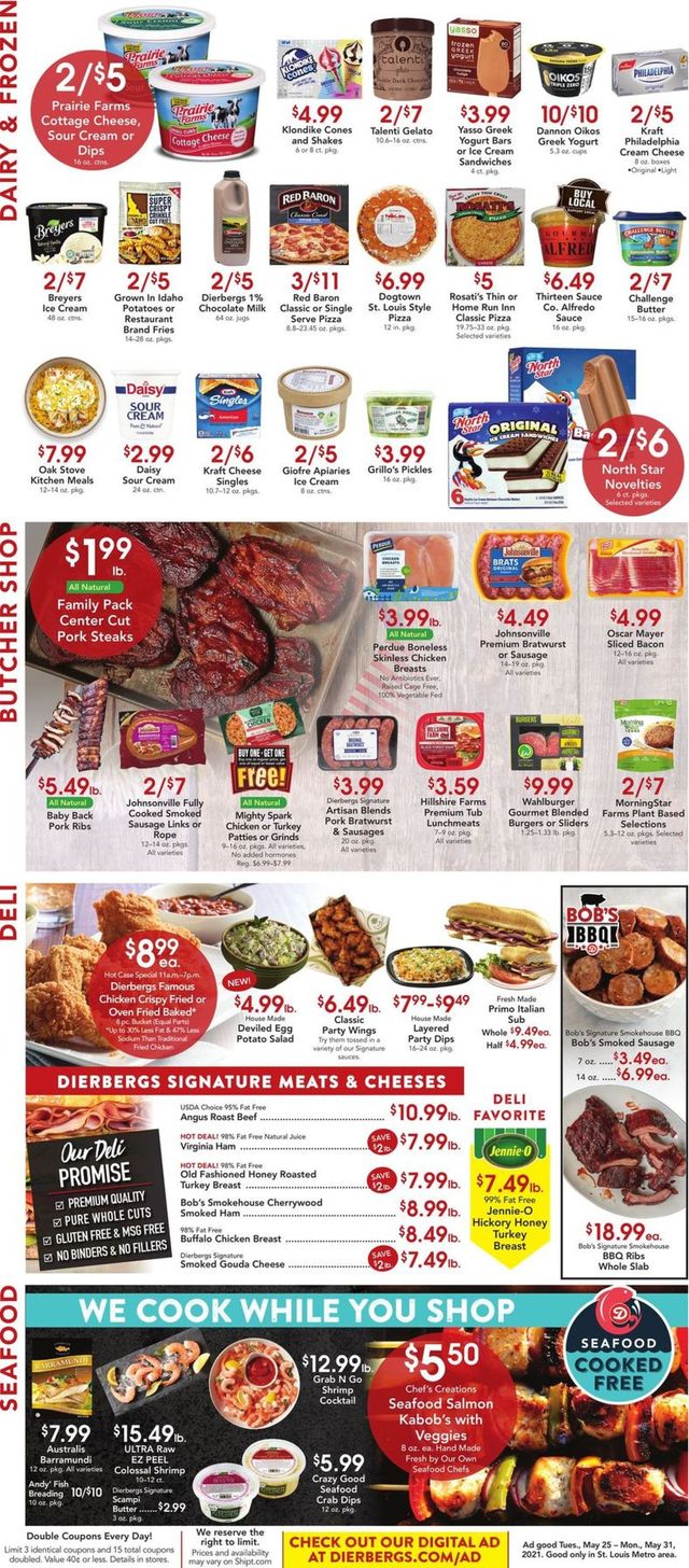 Dierbergs Ad from 05/25/2021