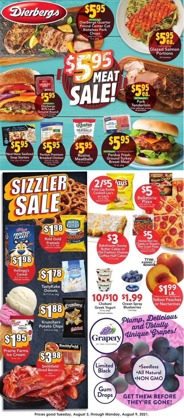 Dierbergs Ad from 08/03/2021