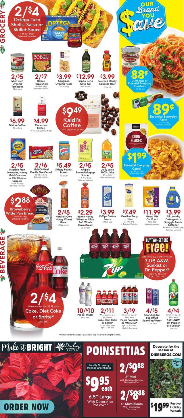Dierbergs Ad from 11/30/2021