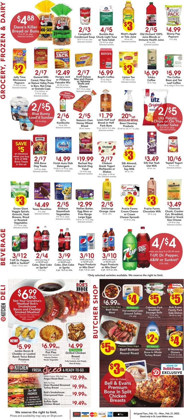 Dierbergs Ad from 02/15/2022