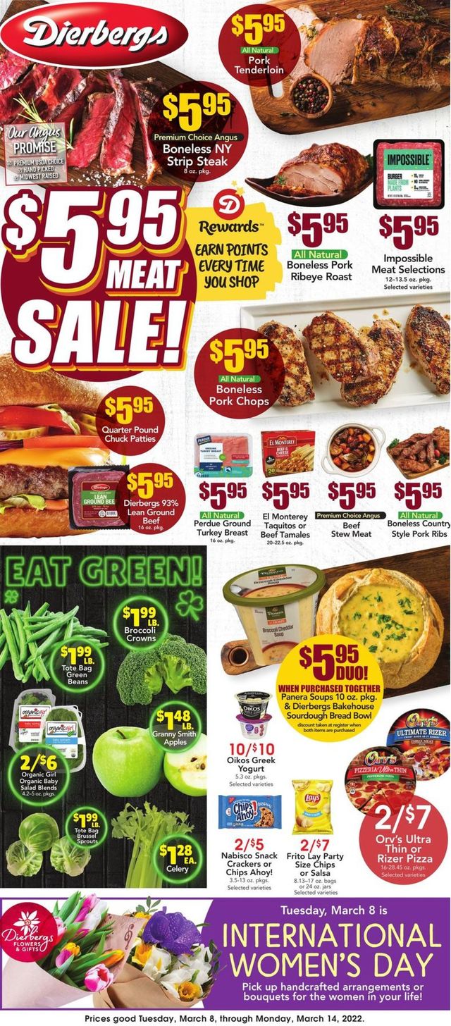 Dierbergs Ad from 03/08/2022