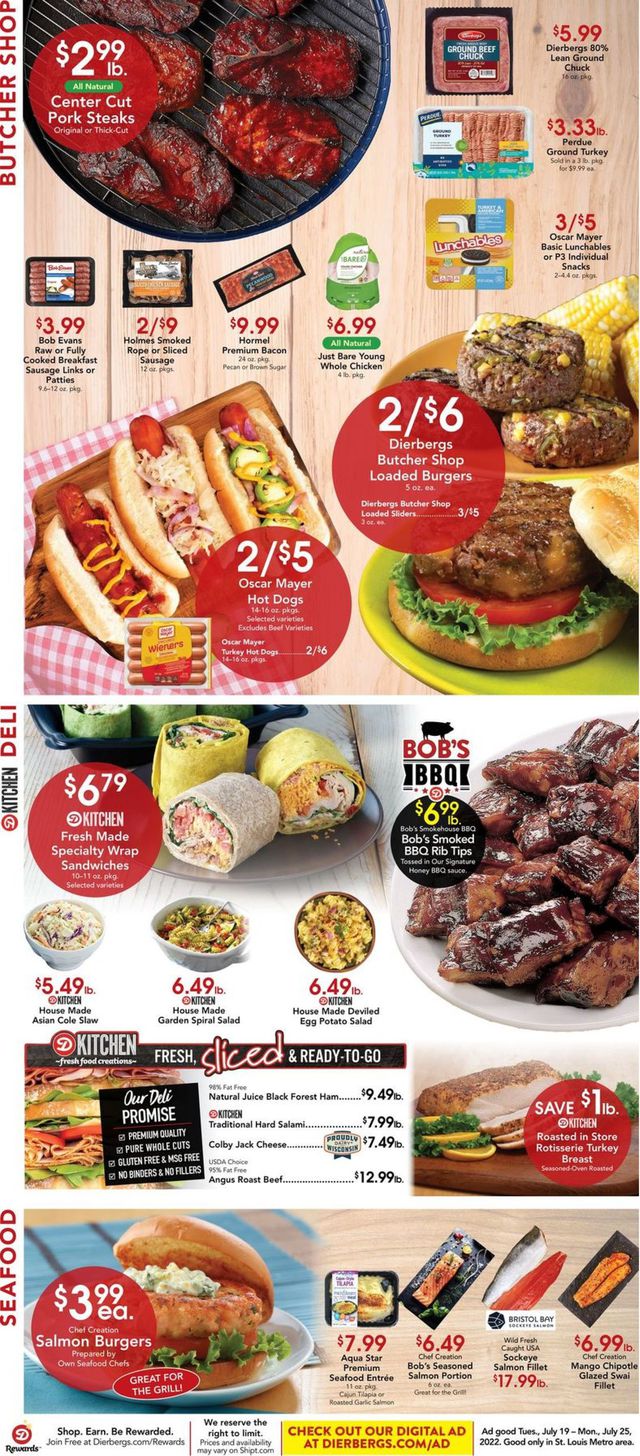 Dierbergs Ad from 07/19/2022
