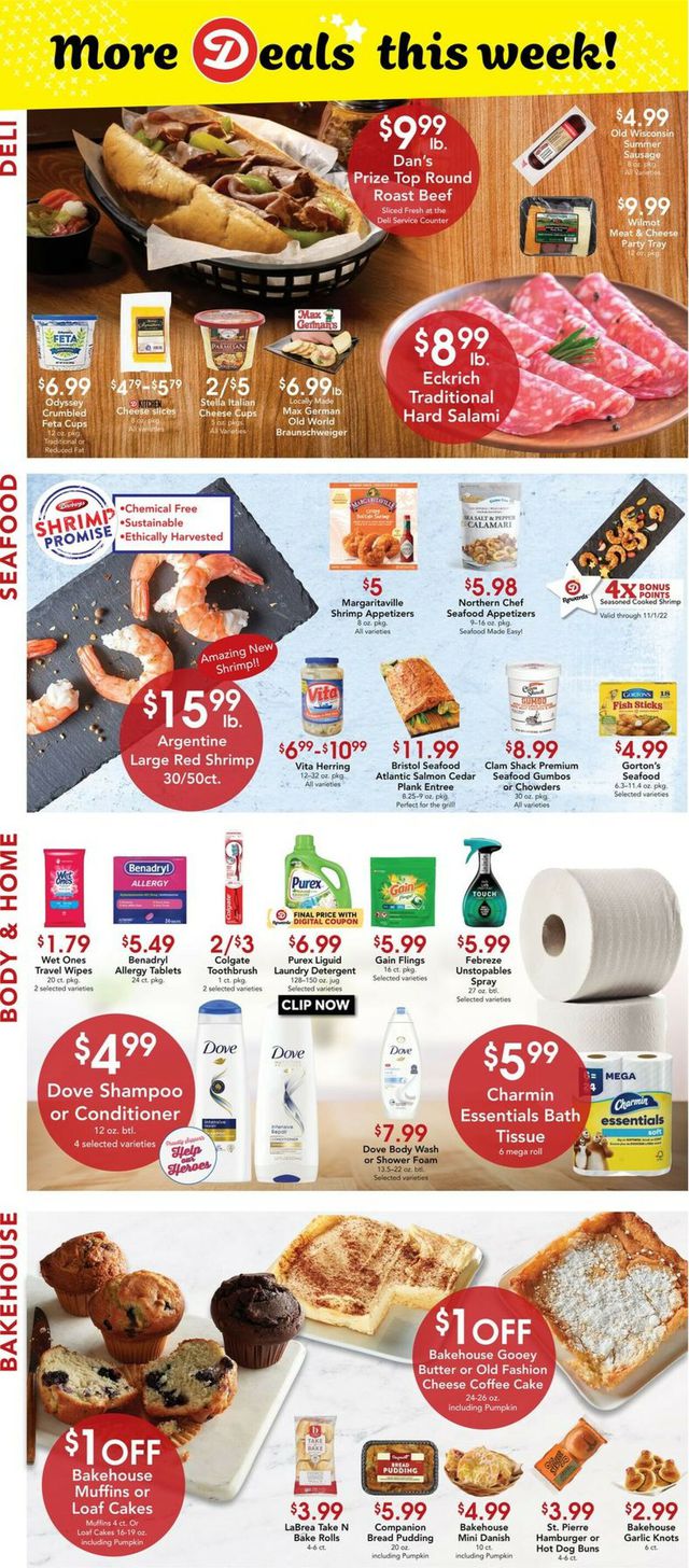 Dierbergs Ad from 10/18/2022