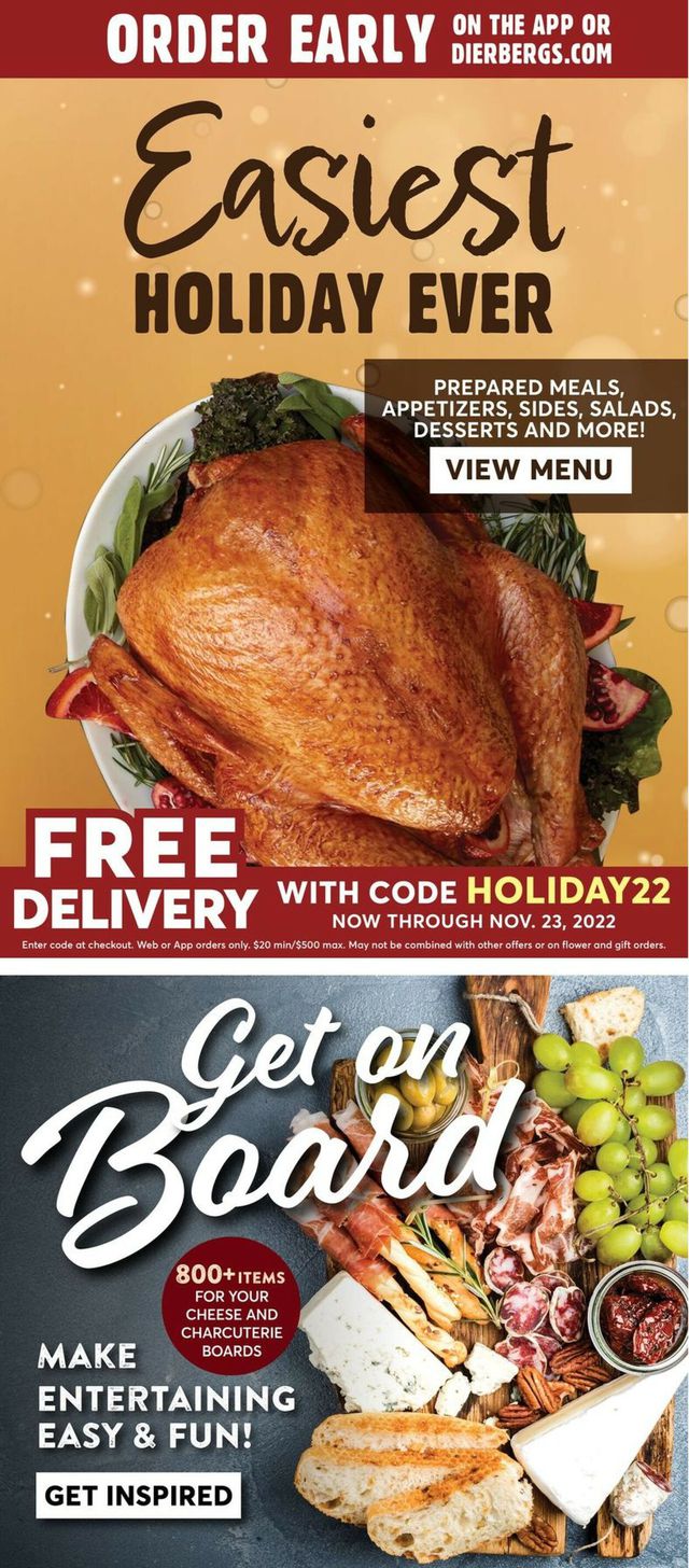 Dierbergs Ad from 11/01/2022