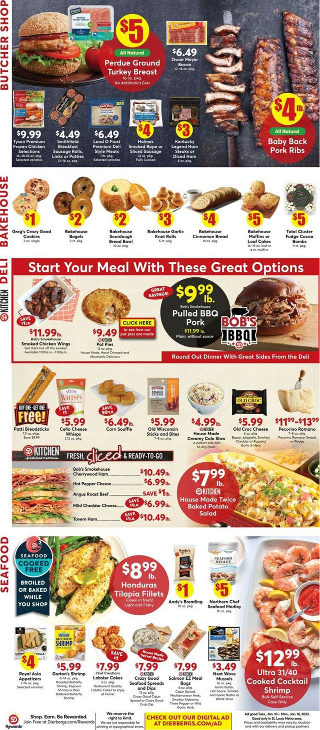 Dierbergs Ad from 01/10/2023