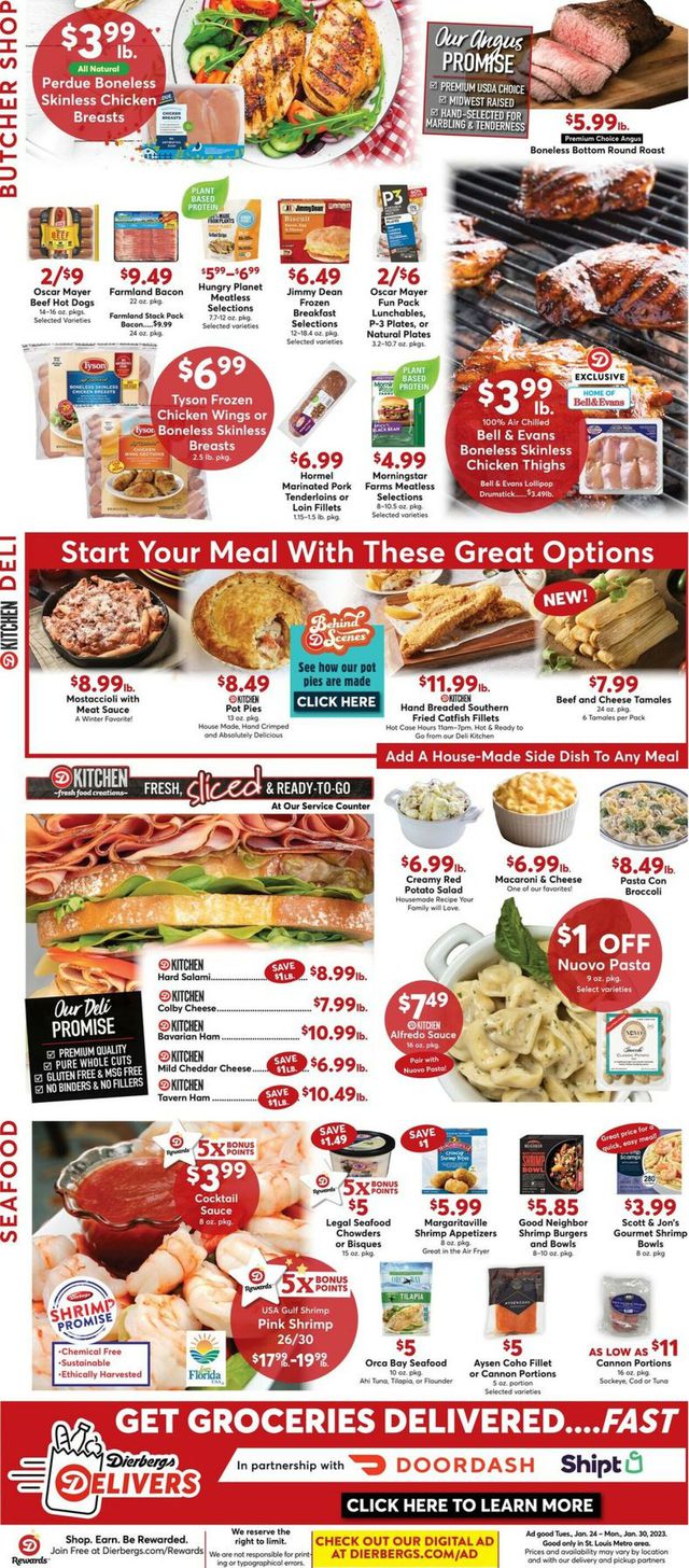 Dierbergs Ad from 01/24/2023
