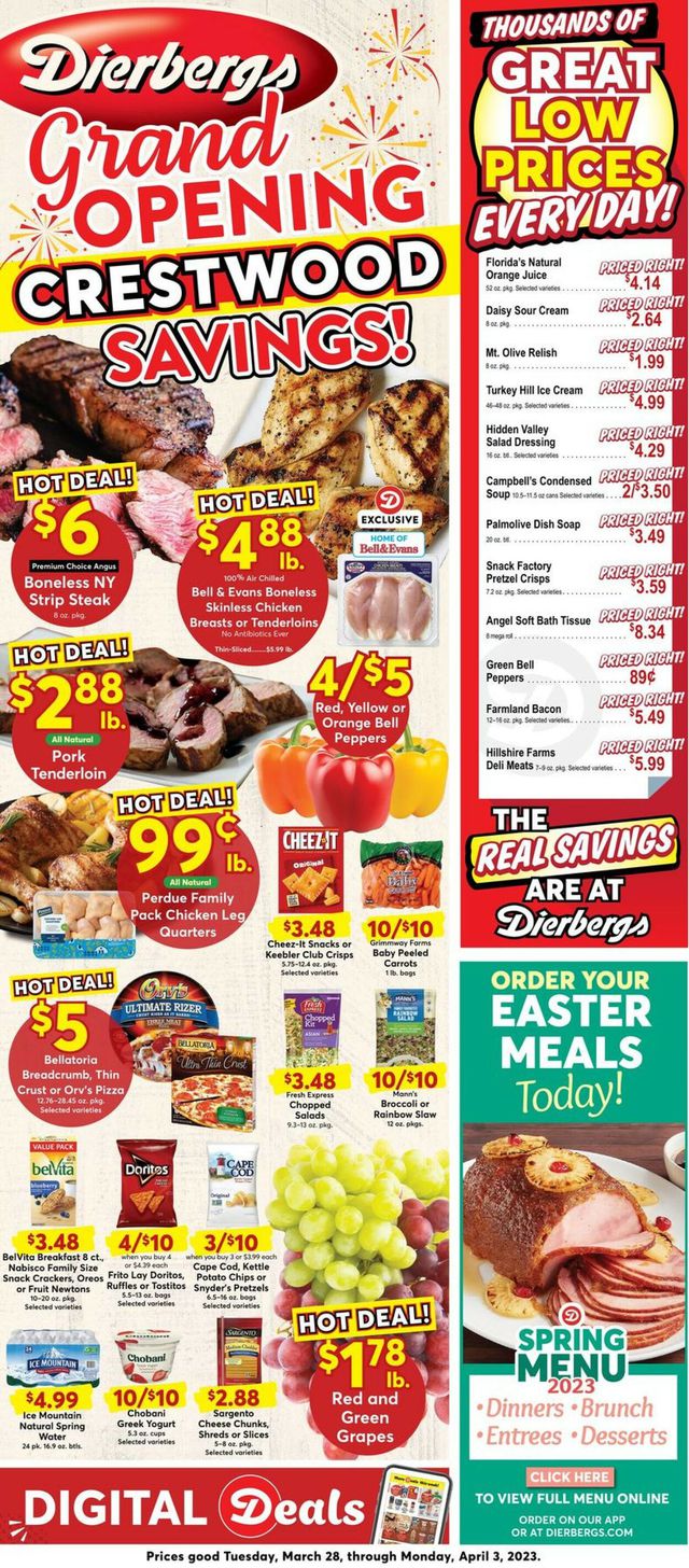 Dierbergs Ad from 03/28/2023