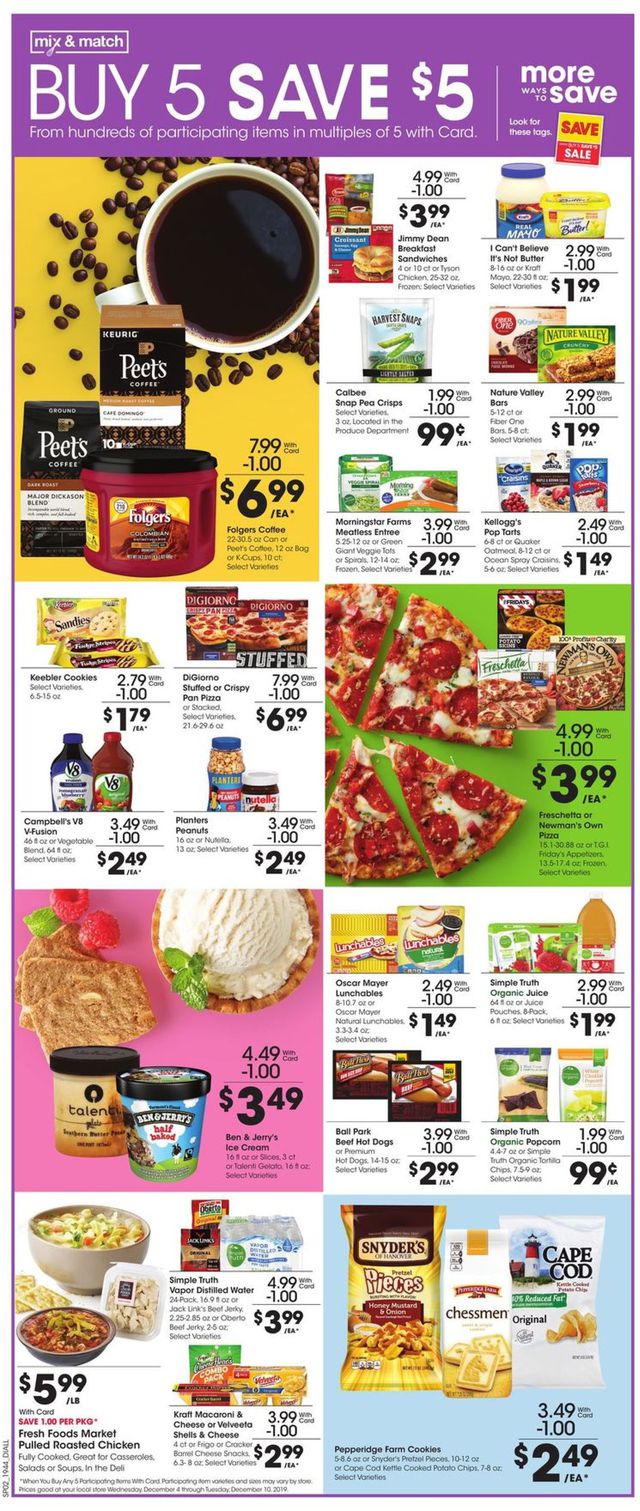 Dillons Ad from 12/04/2019