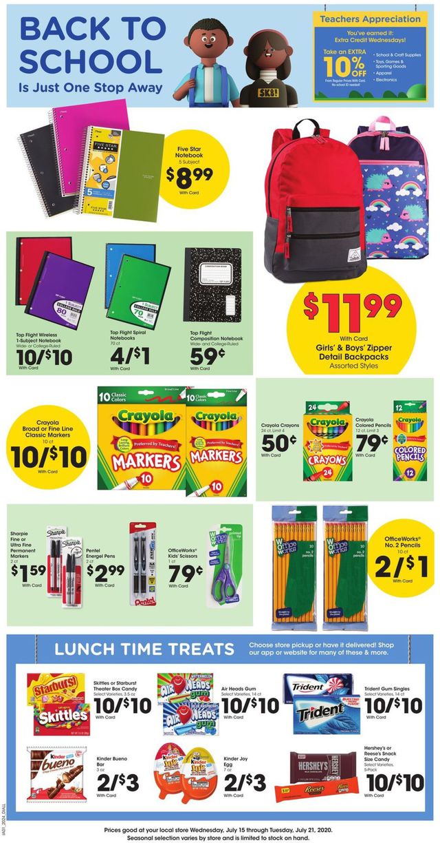 Dillons Ad from 07/15/2020