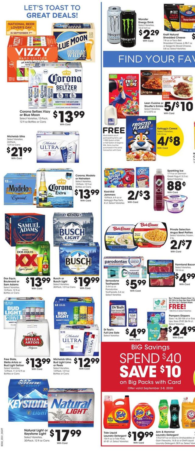 Dillons Ad from 09/02/2020