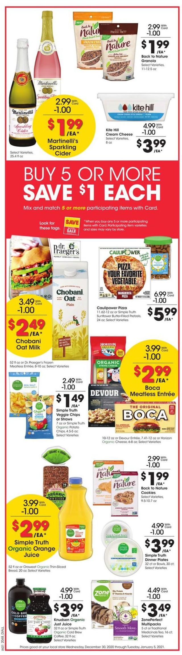 Dillons Ad from 12/30/2020