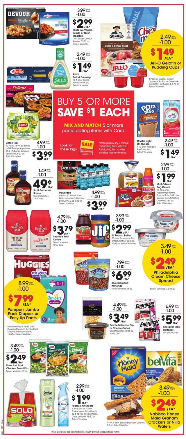 Dillons Ad from 02/03/2021