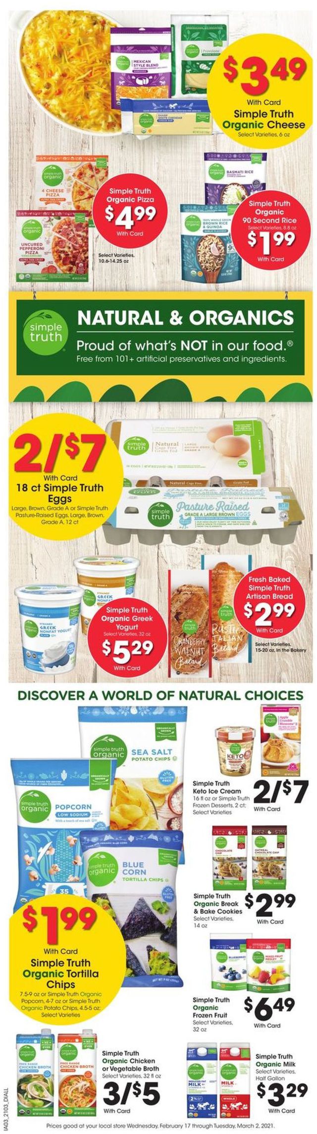 Dillons Ad from 02/17/2021
