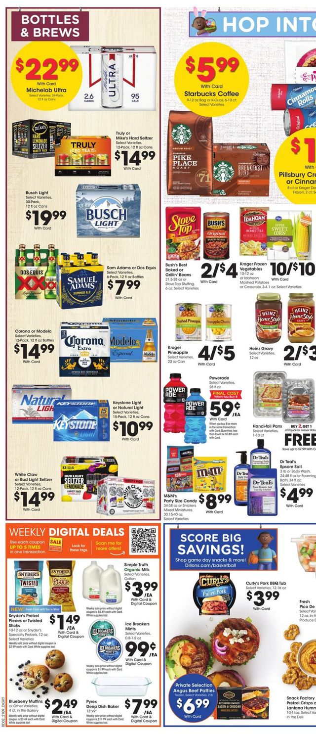 Dillons Ad from 03/31/2021