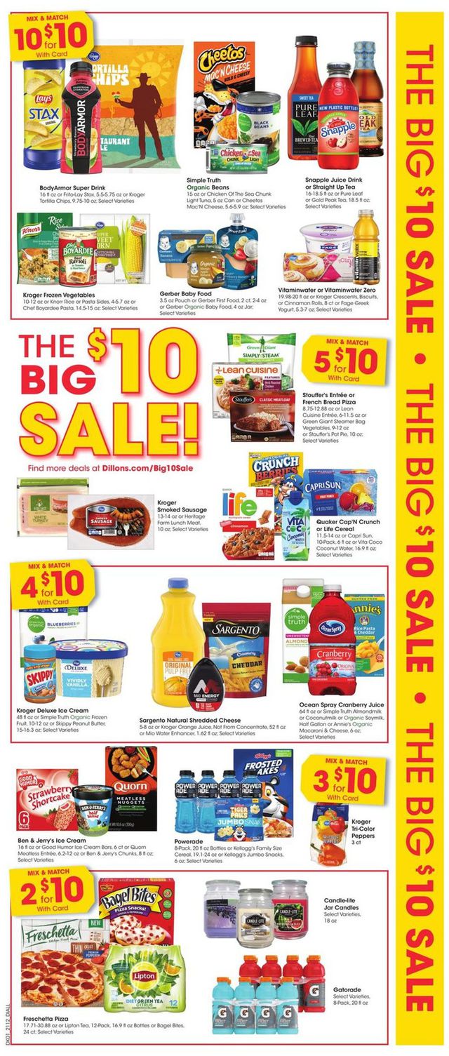 Dillons Ad from 04/21/2021