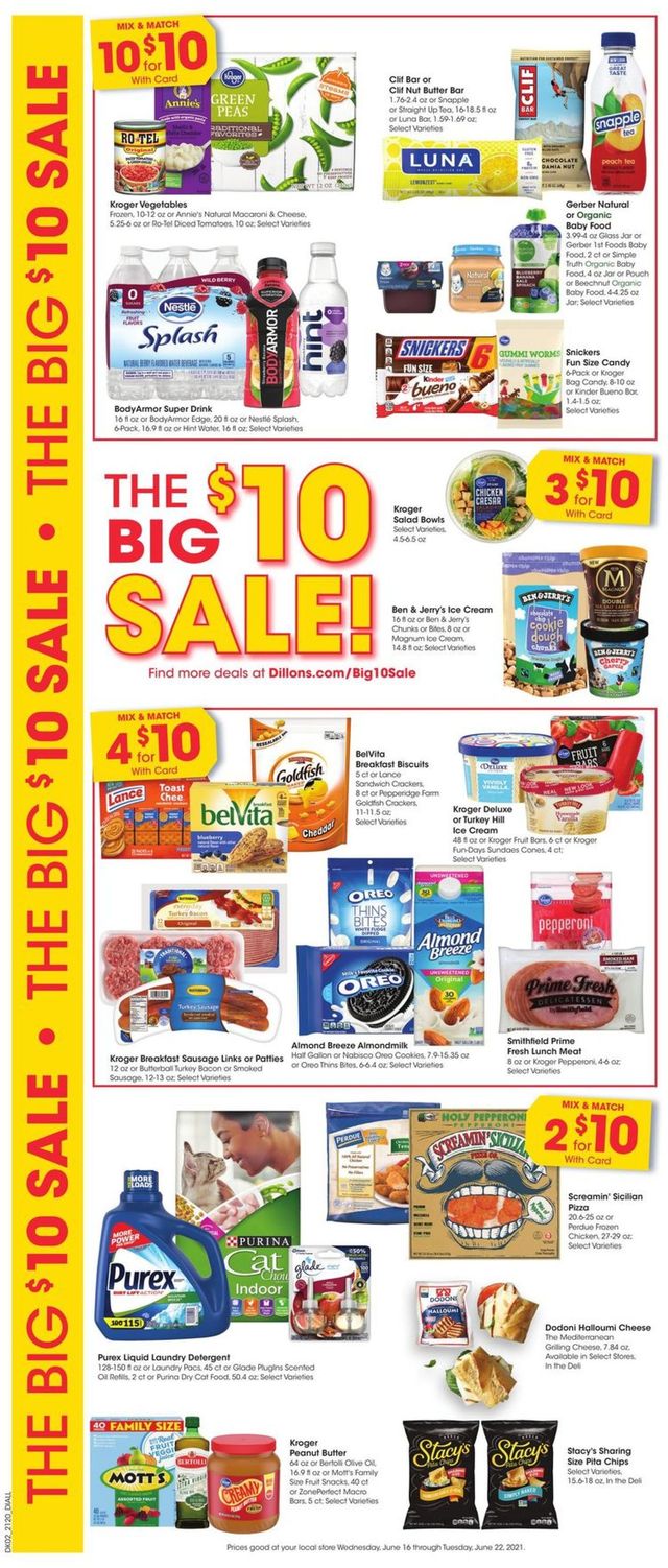 Dillons Ad from 06/16/2021
