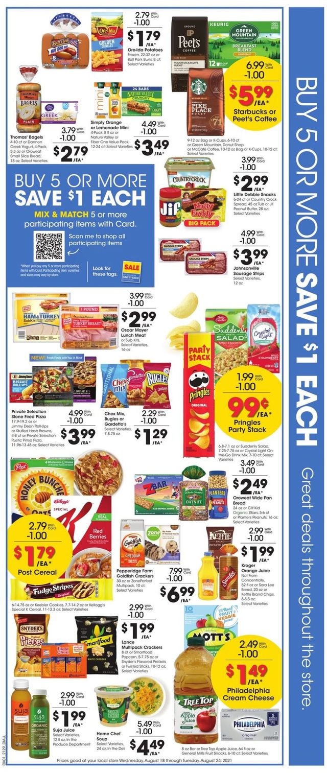 Dillons Ad from 08/18/2021