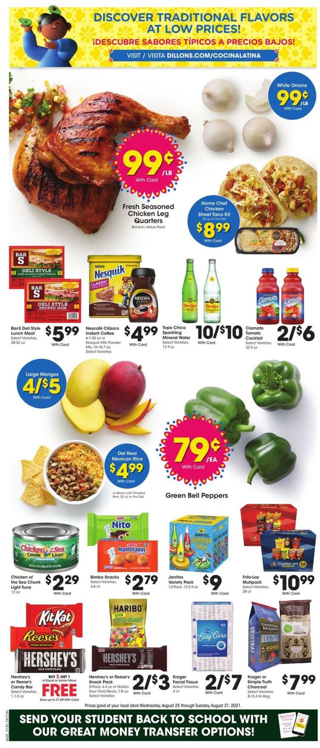 Dillons Ad from 08/25/2021