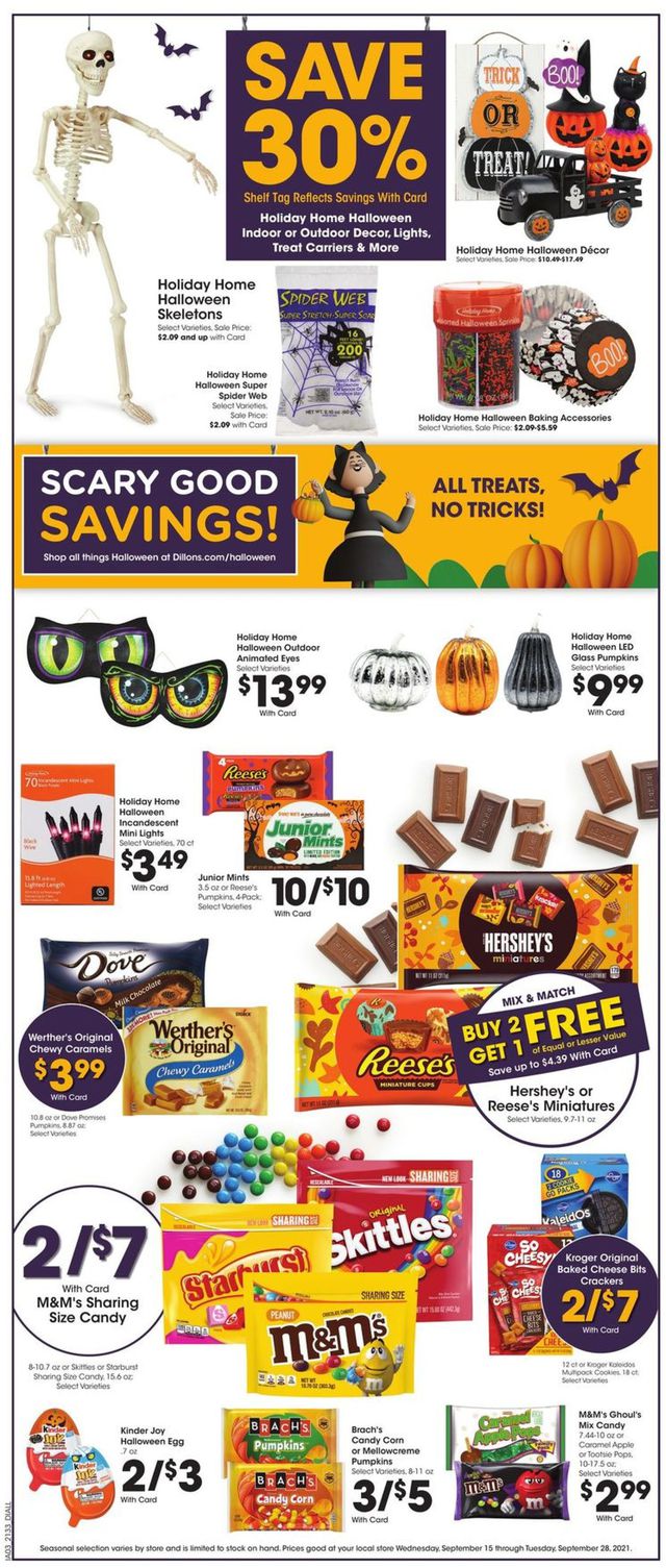 Dillons Ad from 09/22/2021