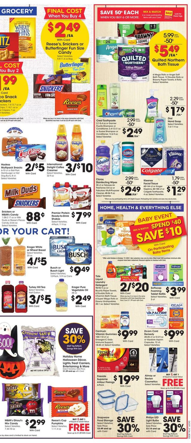 Dillons Ad from 10/06/2021