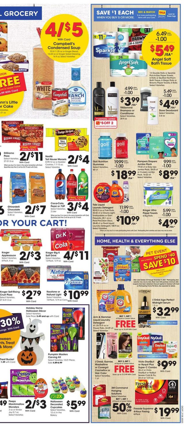 Dillons Ad from 10/20/2021