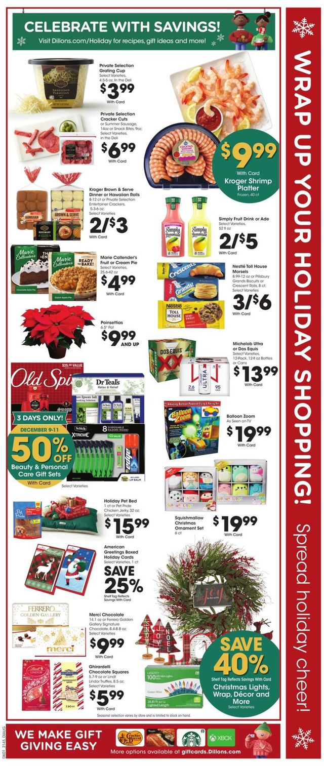Dillons Ad from 12/08/2021