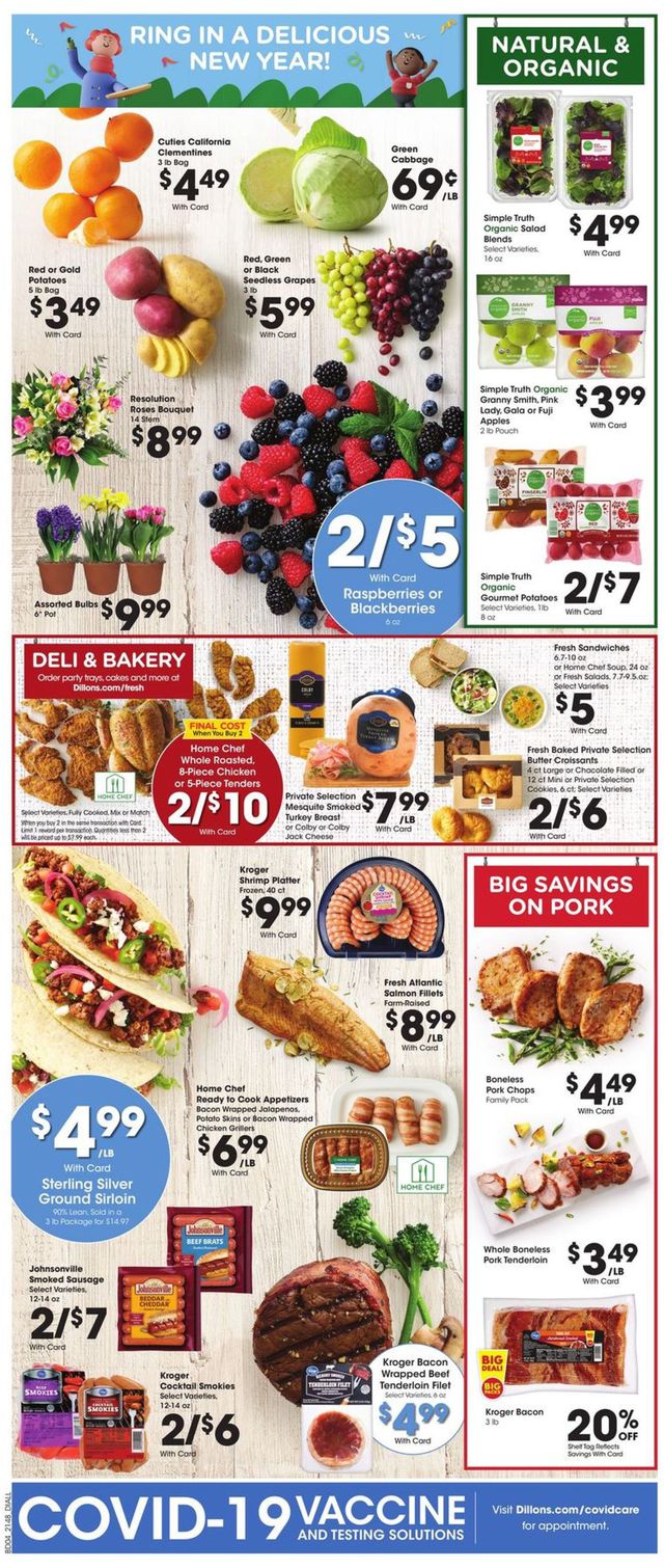 Dillons Ad from 12/29/2021