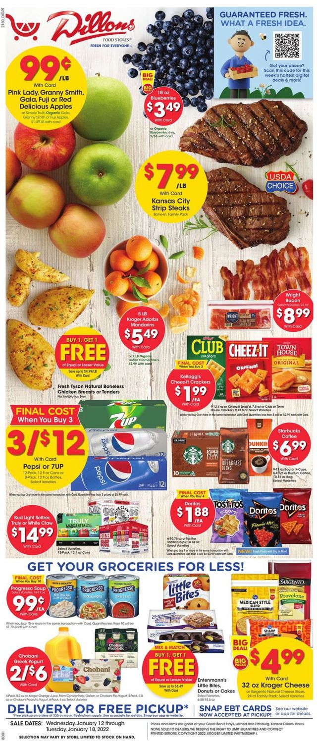 Dillons Ad from 01/12/2022