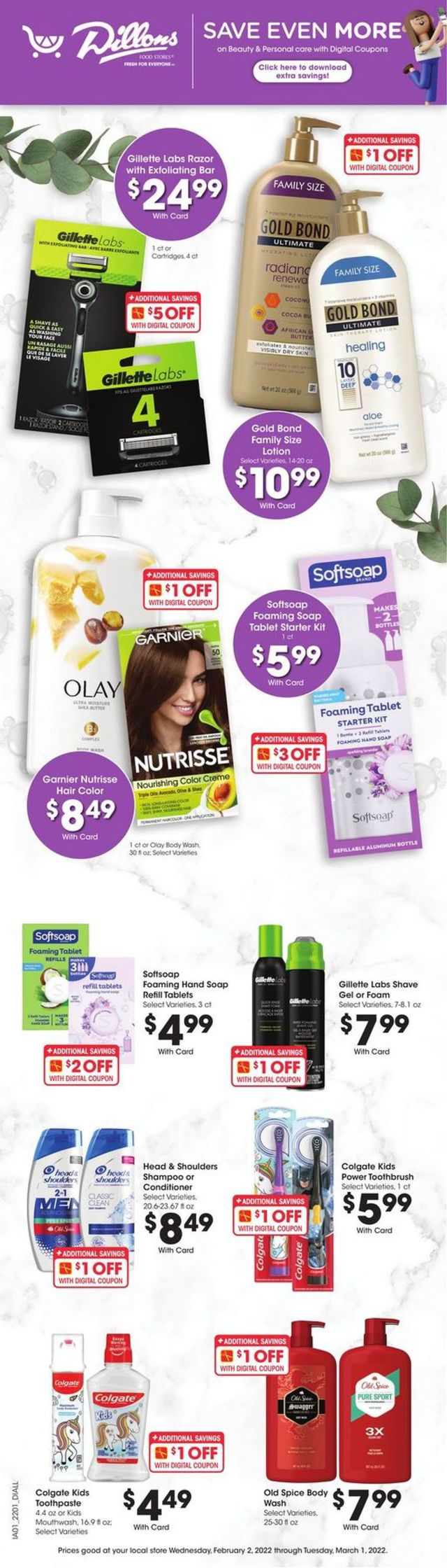 Dillons Ad from 02/02/2022