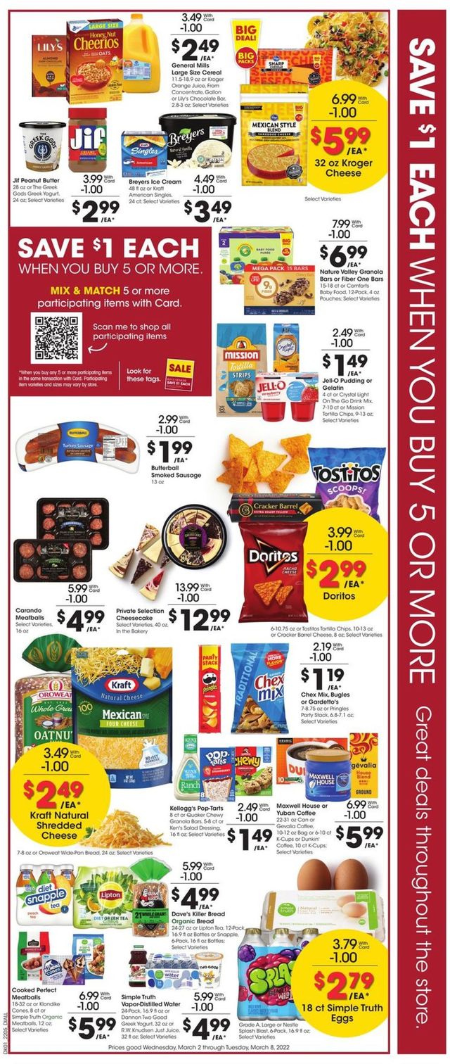Dillons Ad from 03/02/2022