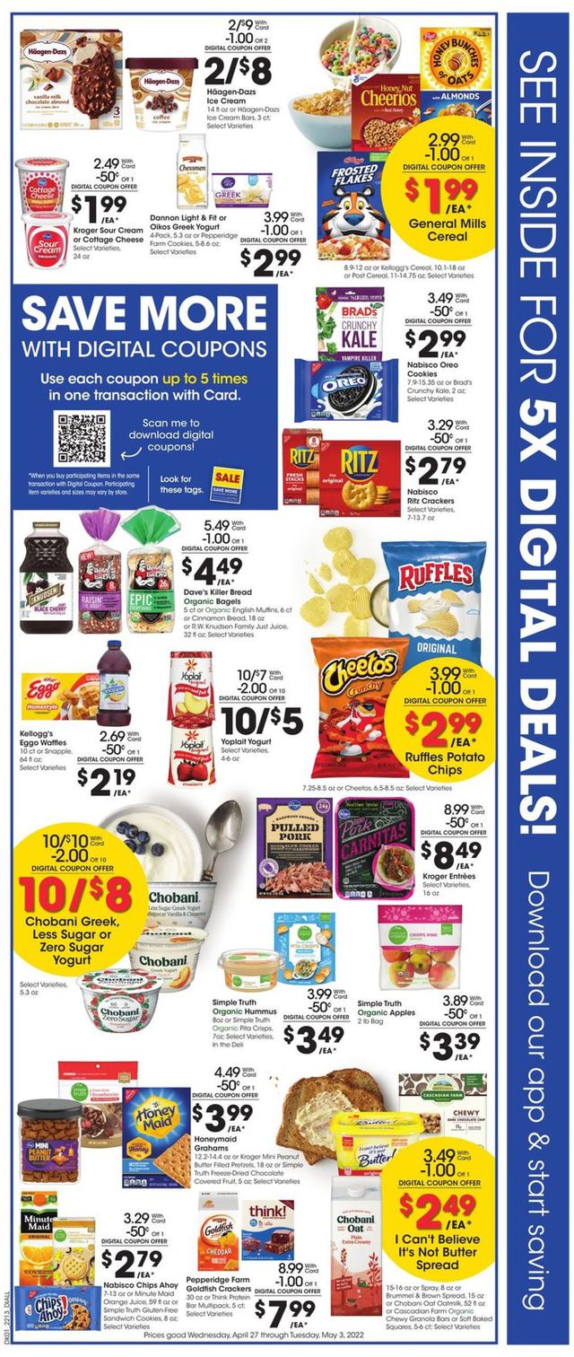 Dillons Ad from 04/27/2022