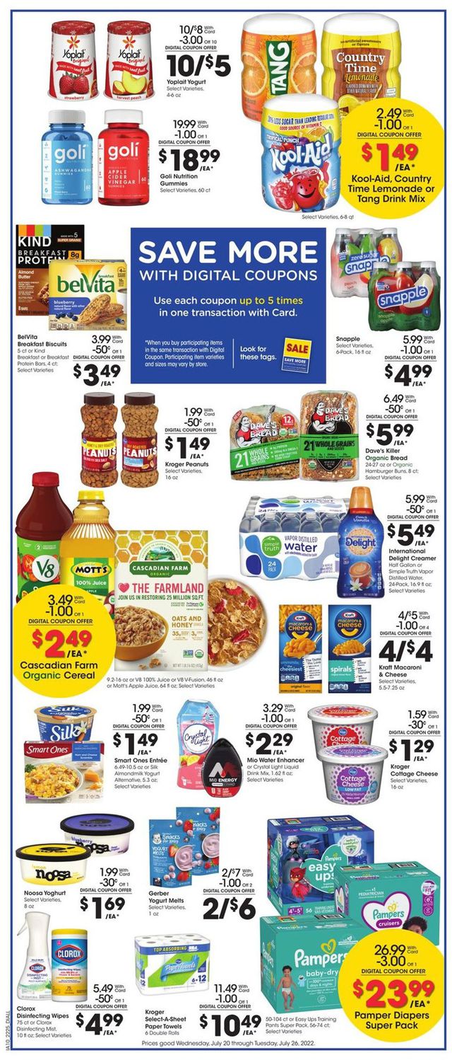 Dillons Ad from 07/20/2022