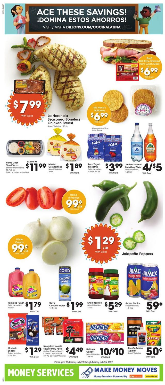 Dillons Ad from 07/20/2022