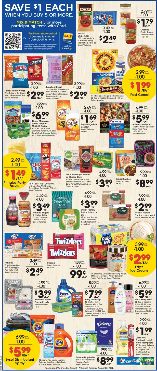 Dillons Ad from 08/17/2022