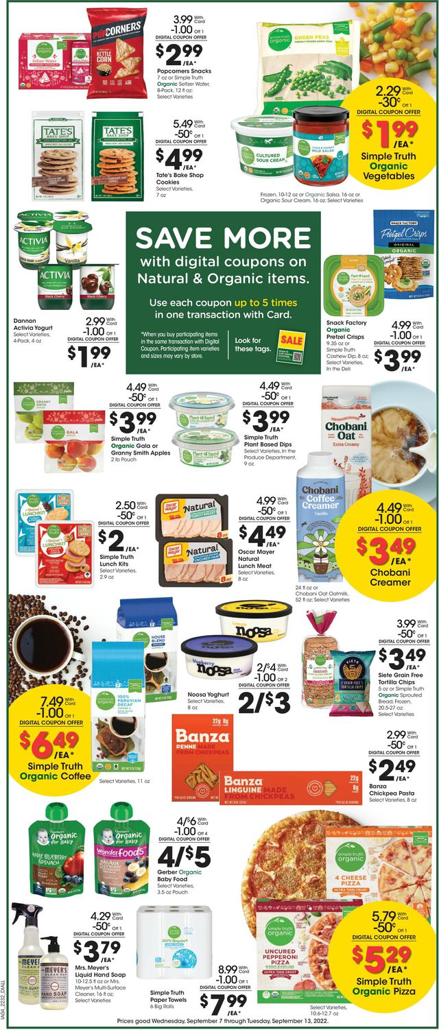 Dillons Ad from 09/07/2022