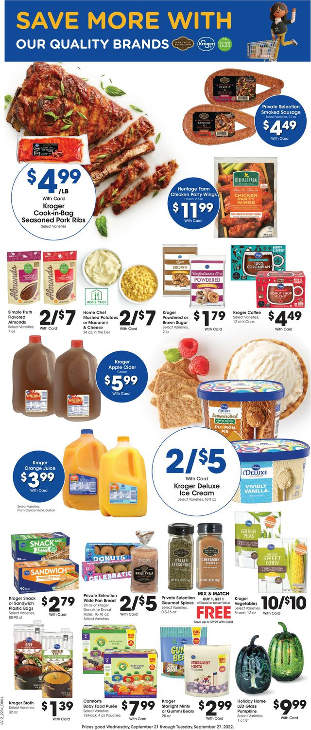 Dillons Ad from 09/21/2022