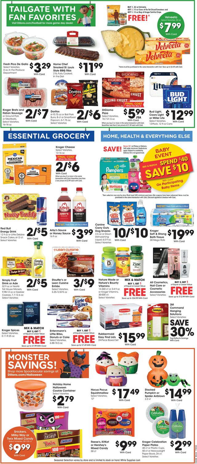 Dillons Ad from 10/19/2022