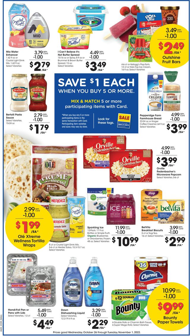 Dillons Ad from 10/26/2022