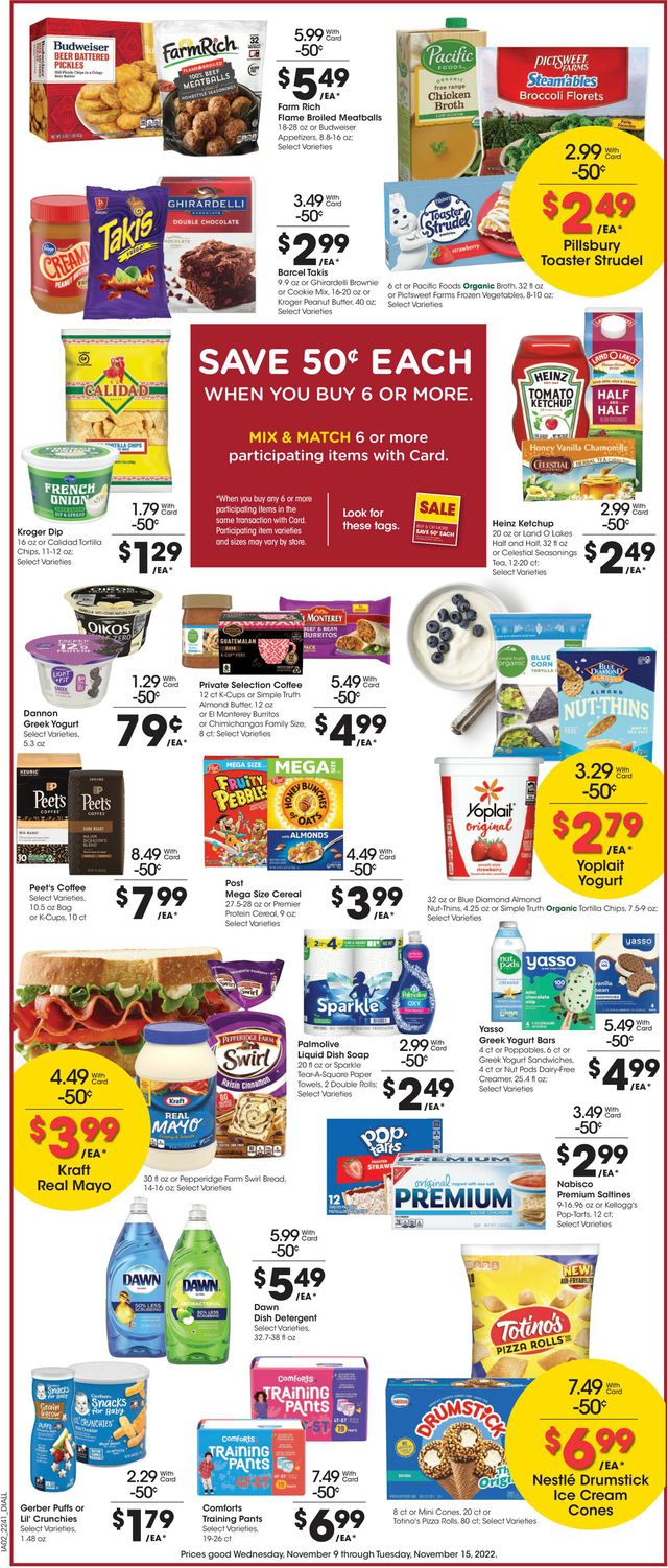 Dillons Ad from 11/09/2022