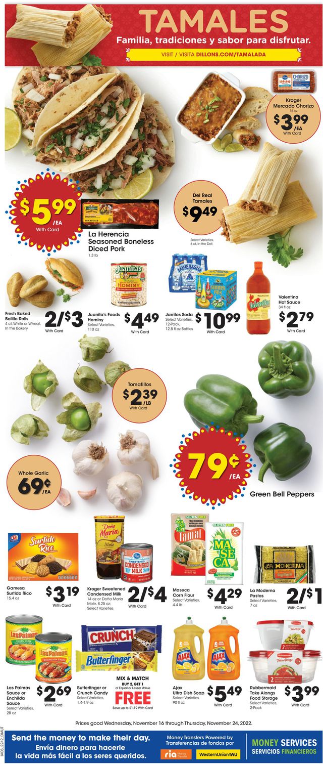 Dillons Ad from 11/16/2022