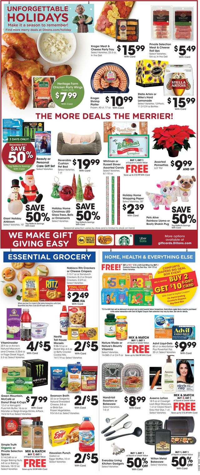 Dillons Ad from 12/07/2022