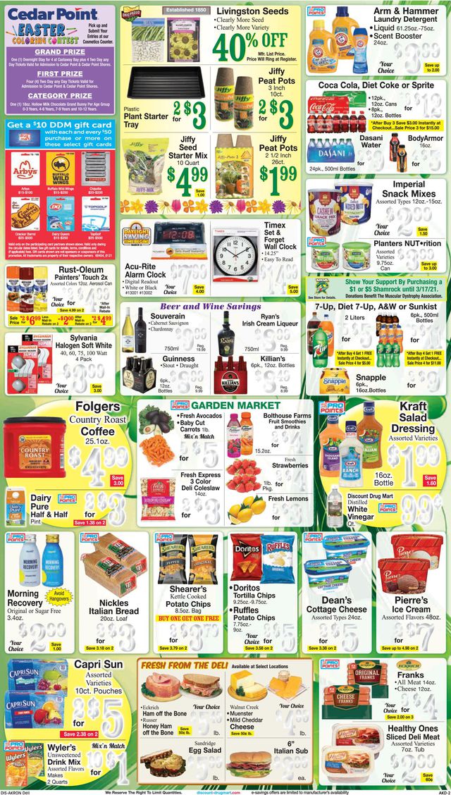 Discount Drug Mart Ad from 03/10/2021