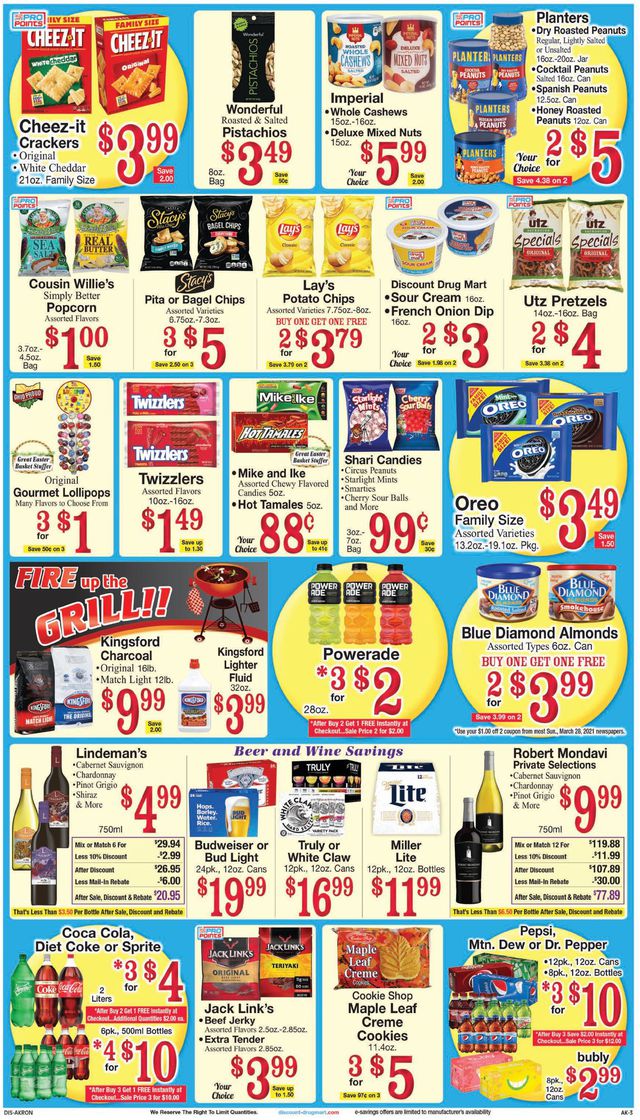 Discount Drug Mart Ad from 03/31/2021