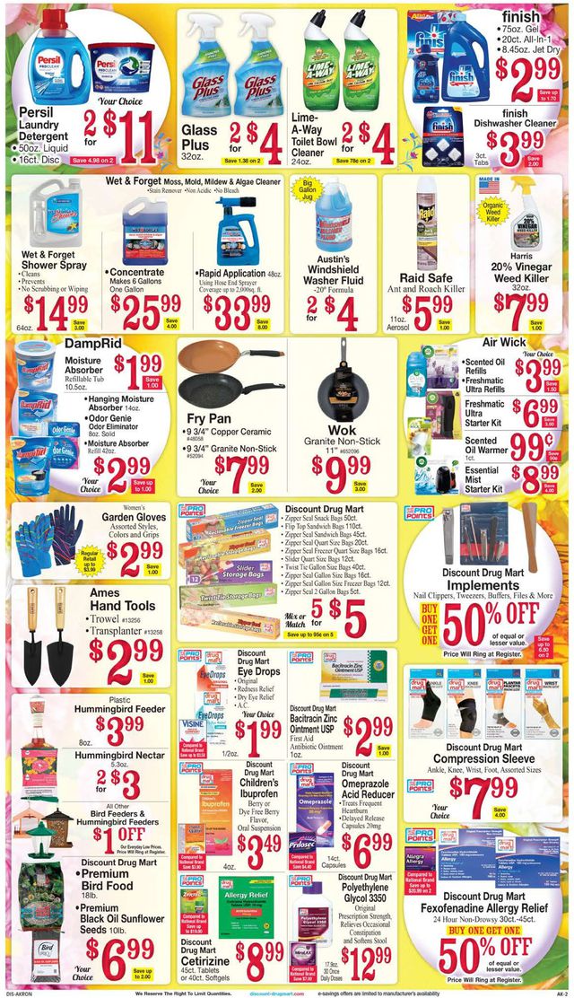 Discount Drug Mart Ad from 05/05/2021