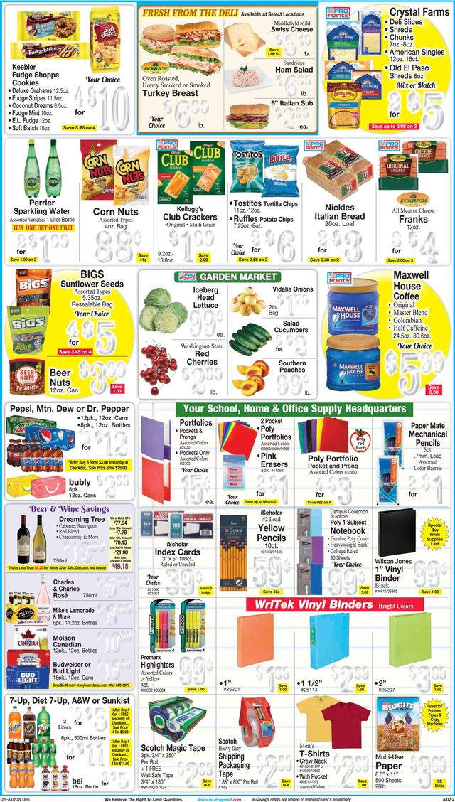 Discount Drug Mart Ad from 07/14/2021