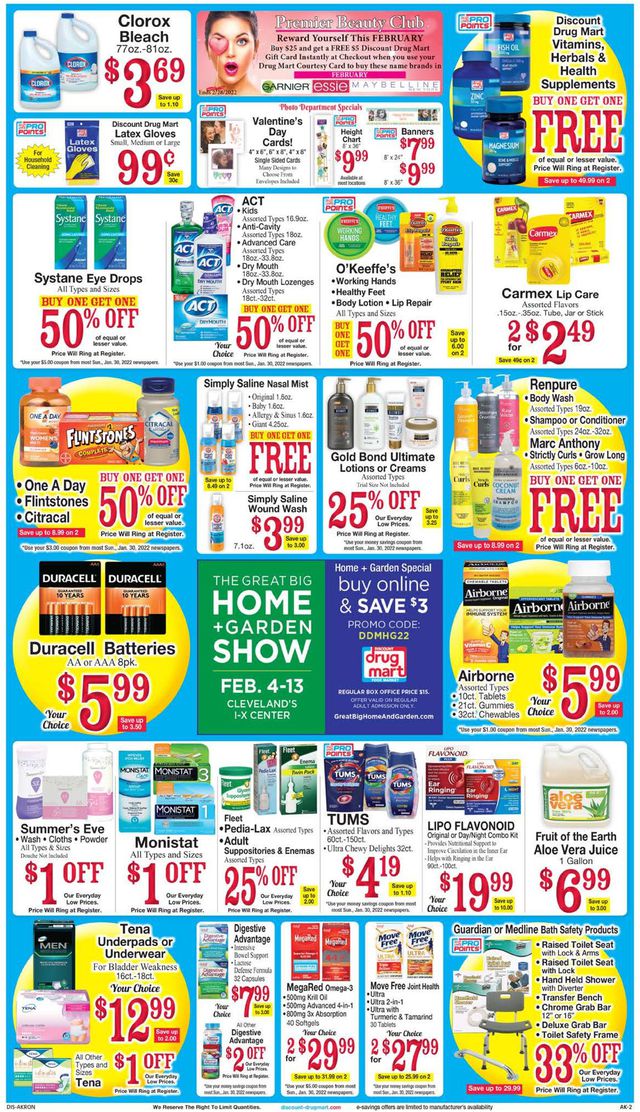 Discount Drug Mart Ad from 02/02/2022