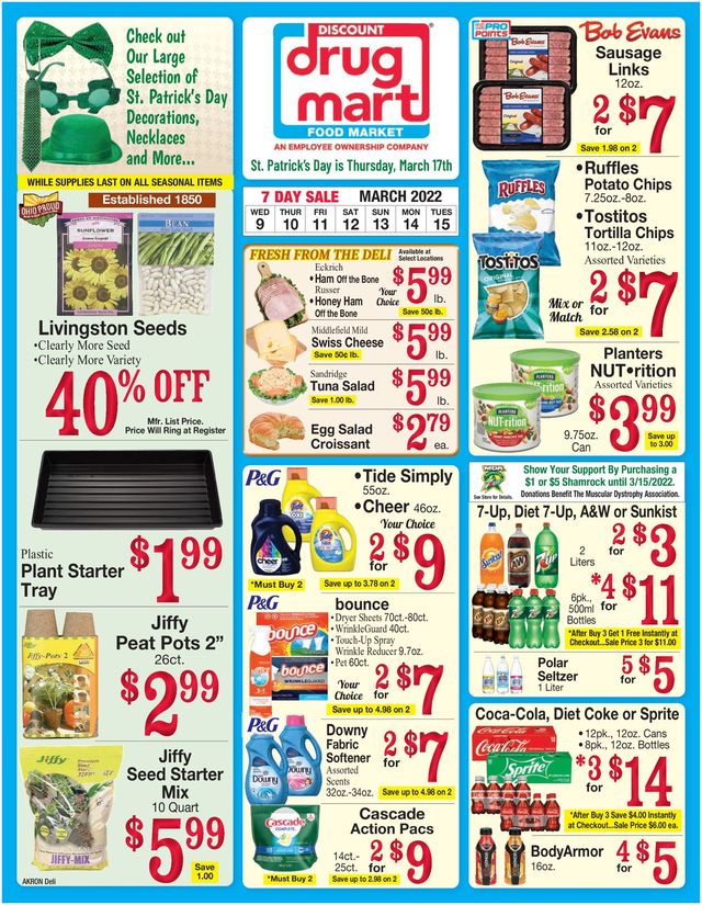 Discount Drug Mart Ad from 03/09/2022