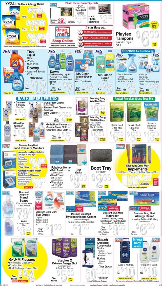 Discount Drug Mart Ad from 03/30/2022